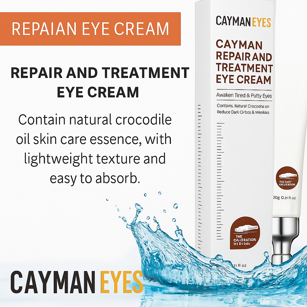Cayman Eyes™ Peptide Collagen Eye Cream – Anti-Wrinkle, Dark Circle & Puffiness Solution